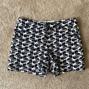 Crown & Ivy navy shorts with monkey print Women’s size 4